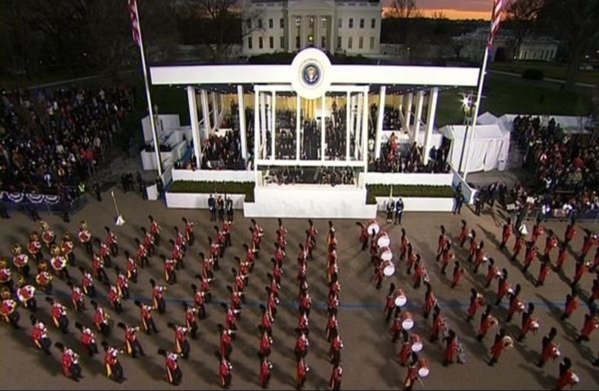What It's Like To March In A Presidential Inaugural Parade