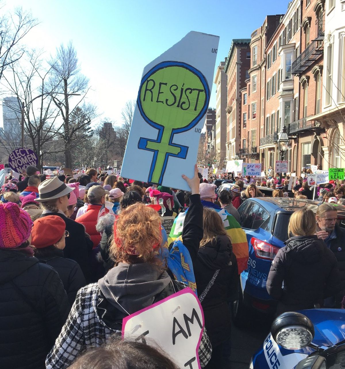 A Millennial Woman's Experience At The Boston Women's March