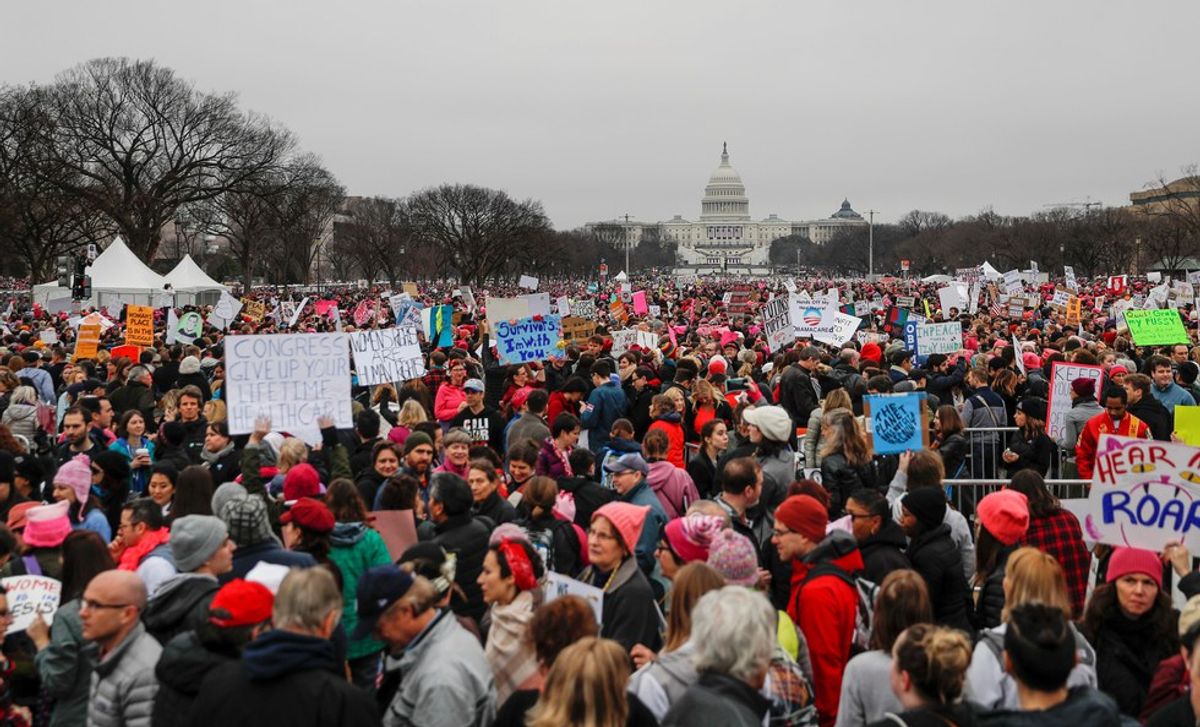 10 Powerful Photos From The Women's March On Washington