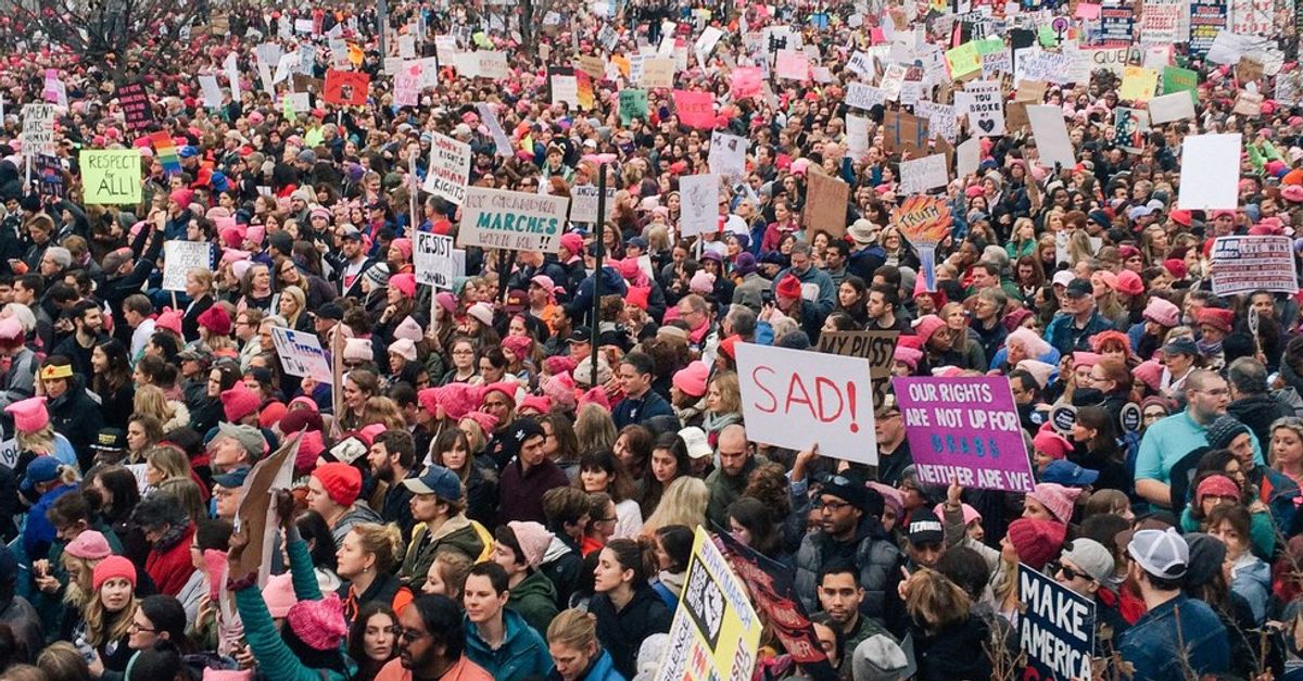 Donald Trump's Contradictory Response To The Women's March On Washington