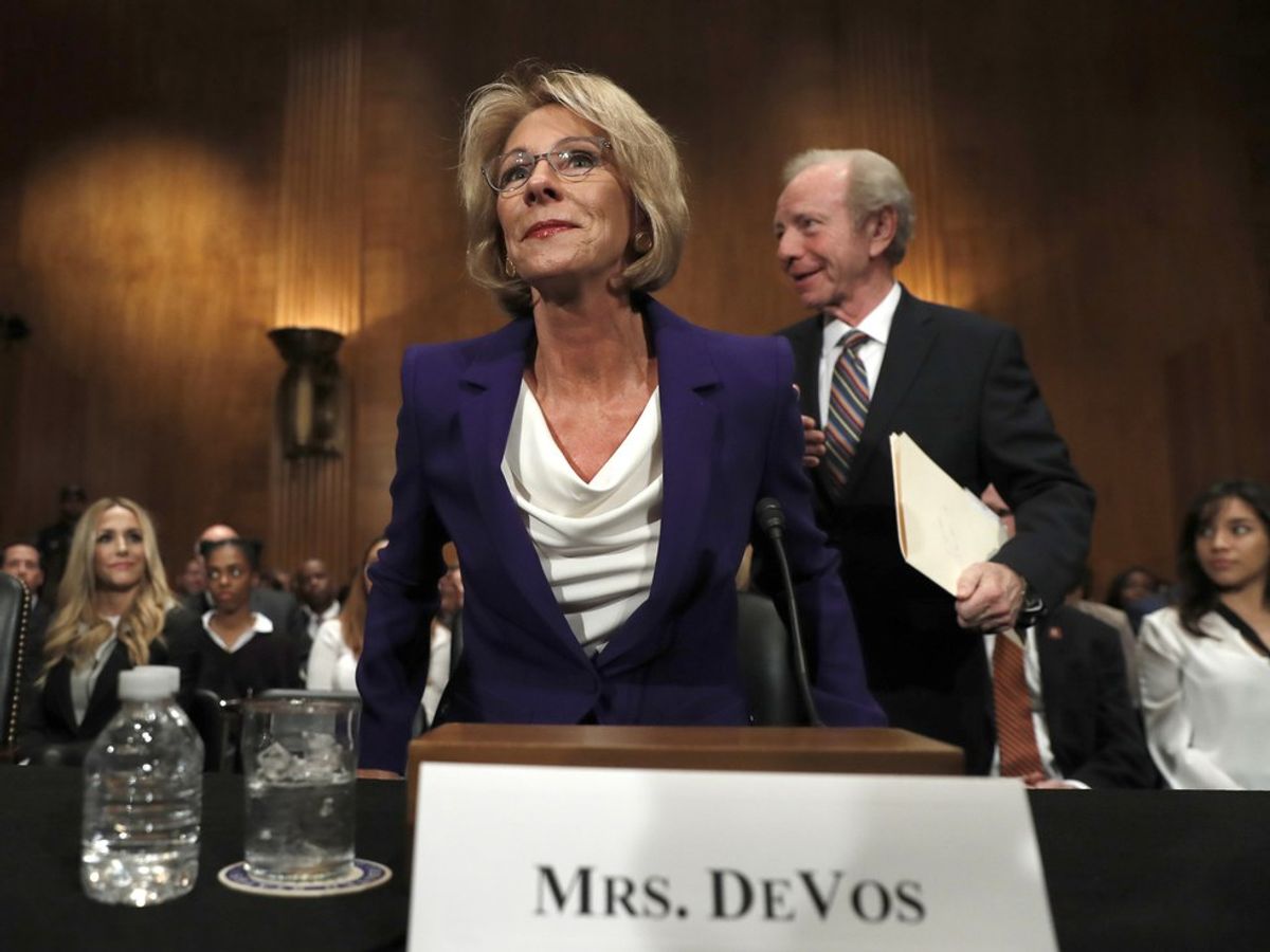 An Open Letter To Betsy DeVos
