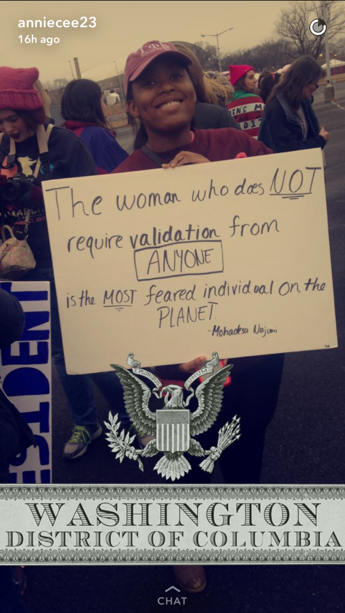 My Women's March on Washington Experience