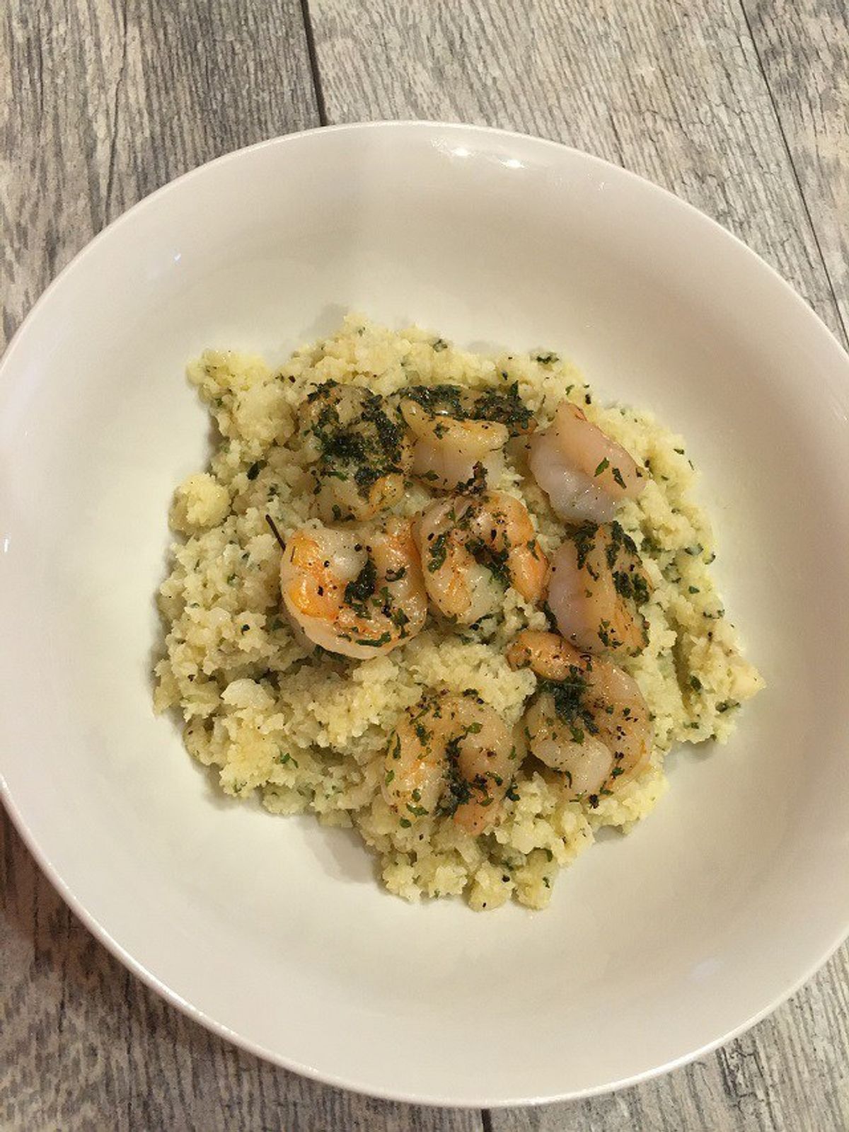 How To: Make The Perfect Low-Carb Shrimp Scampi Rice