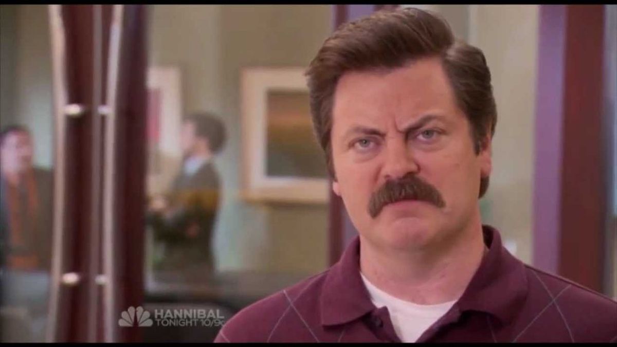 14 Relatable Moments In College, As Told By Ron Swanson