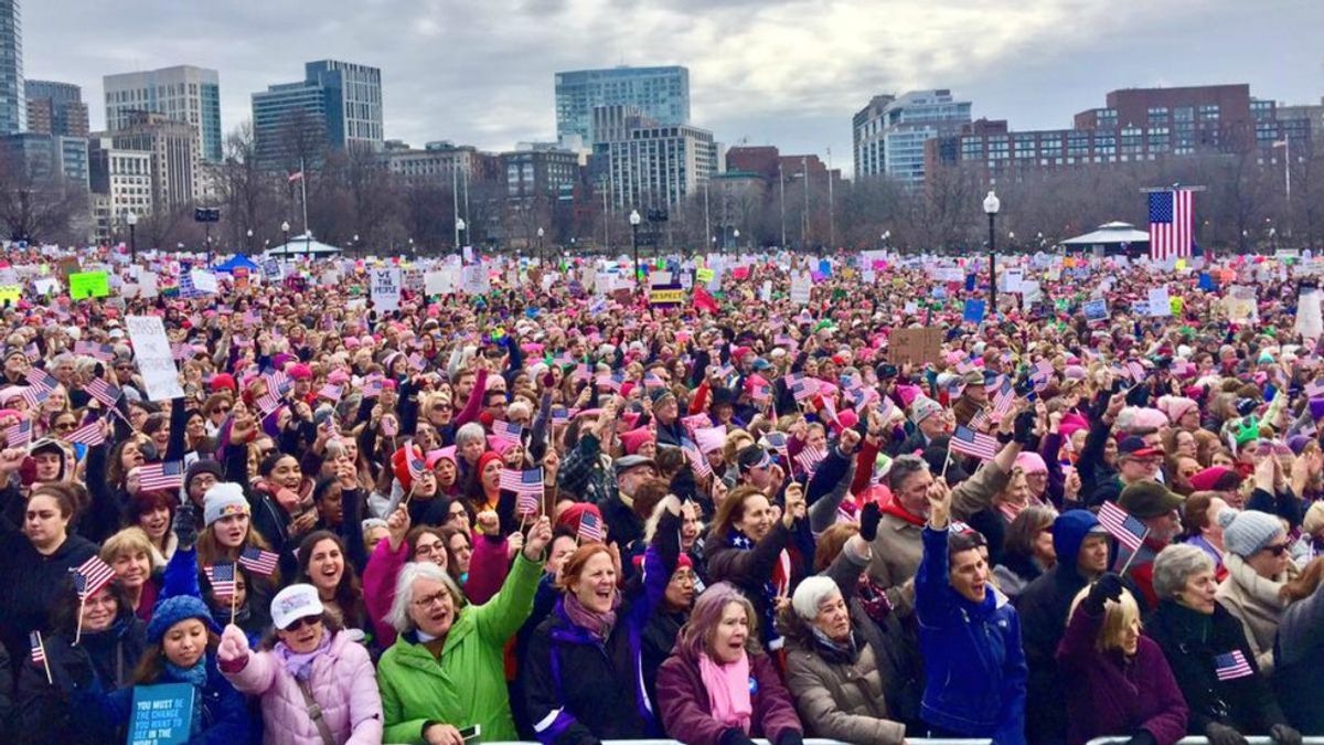 What It Was Actually Like To Be At The Boston Woman's March