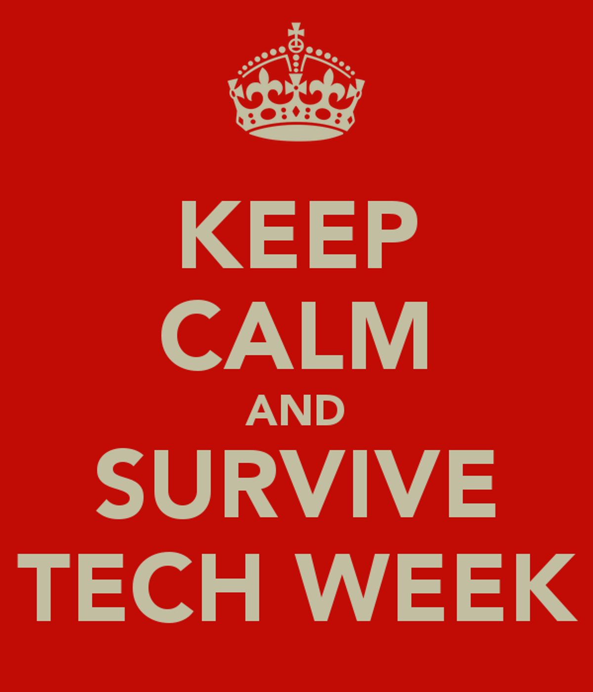 The Stress of Tech Week