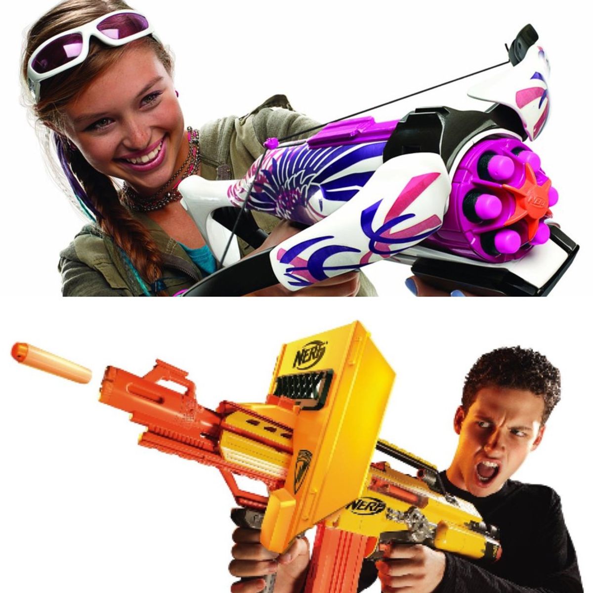 Why Is Marketing For Nerf Guns So Different For Girls Than Boys?