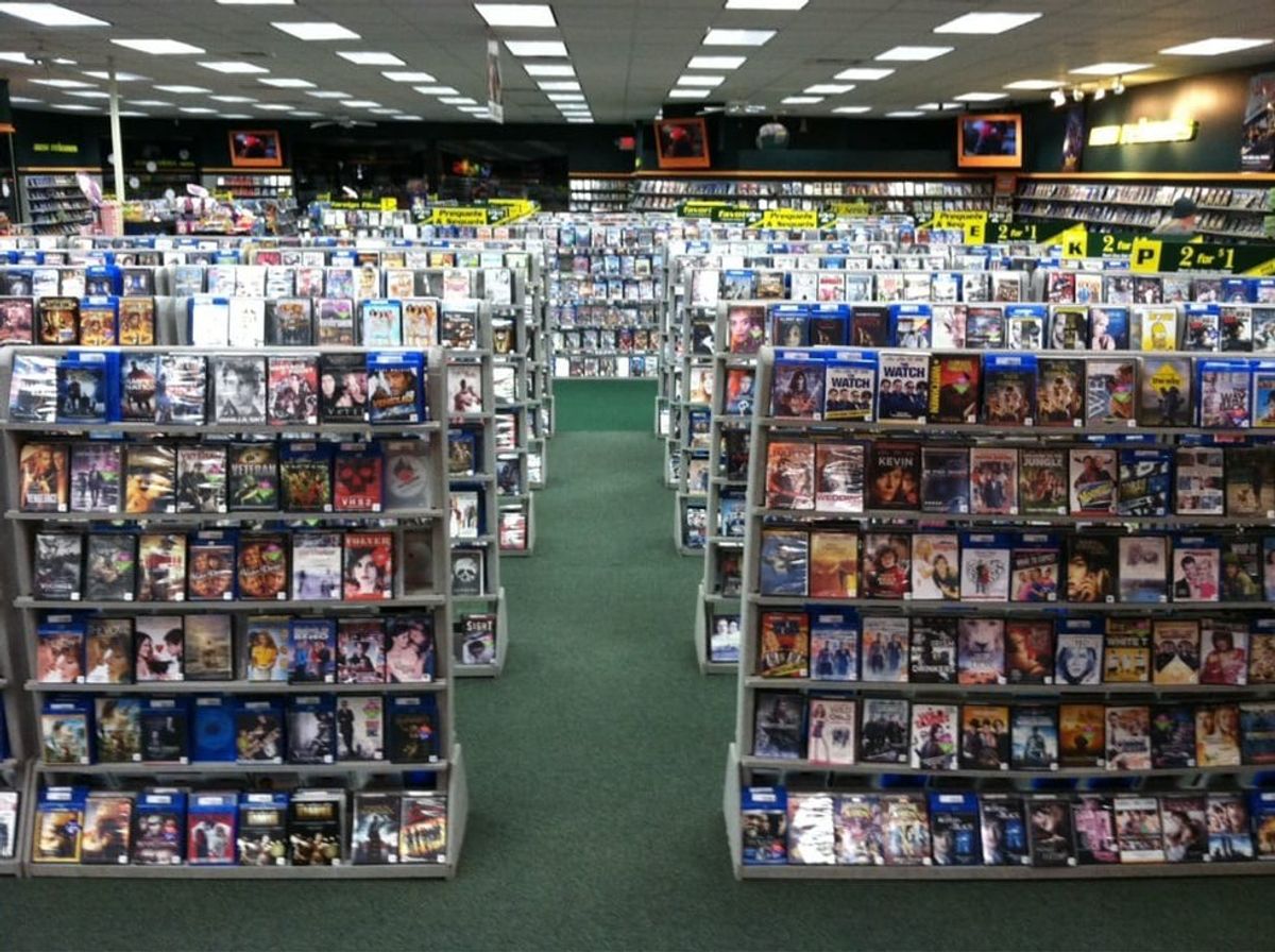 The Different types of People you see at a Movie Rental Store
