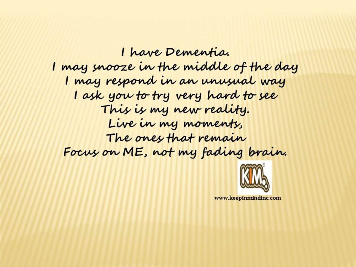 Living With Someone Who Had Dementia