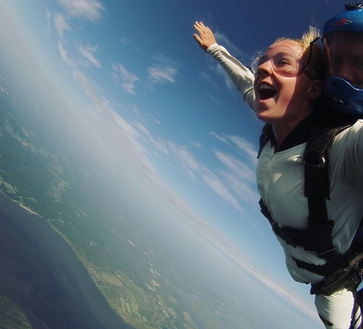 Why Letting Go Is Like Sky Diving