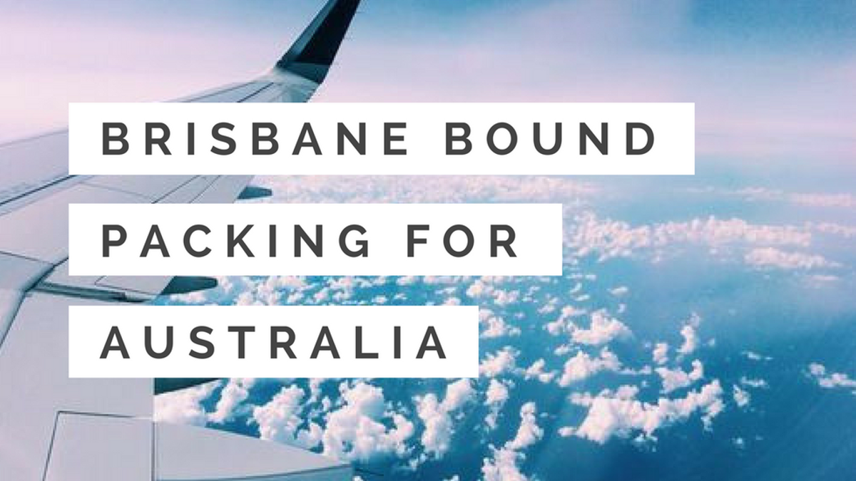 Brisbane Bound: Australia Vlog 001