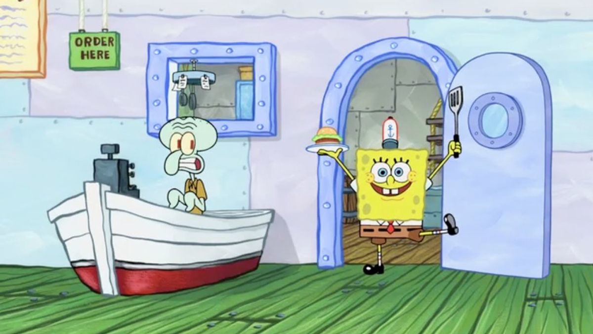22 Times Spongebob Accurately Described Working In A Resturant
