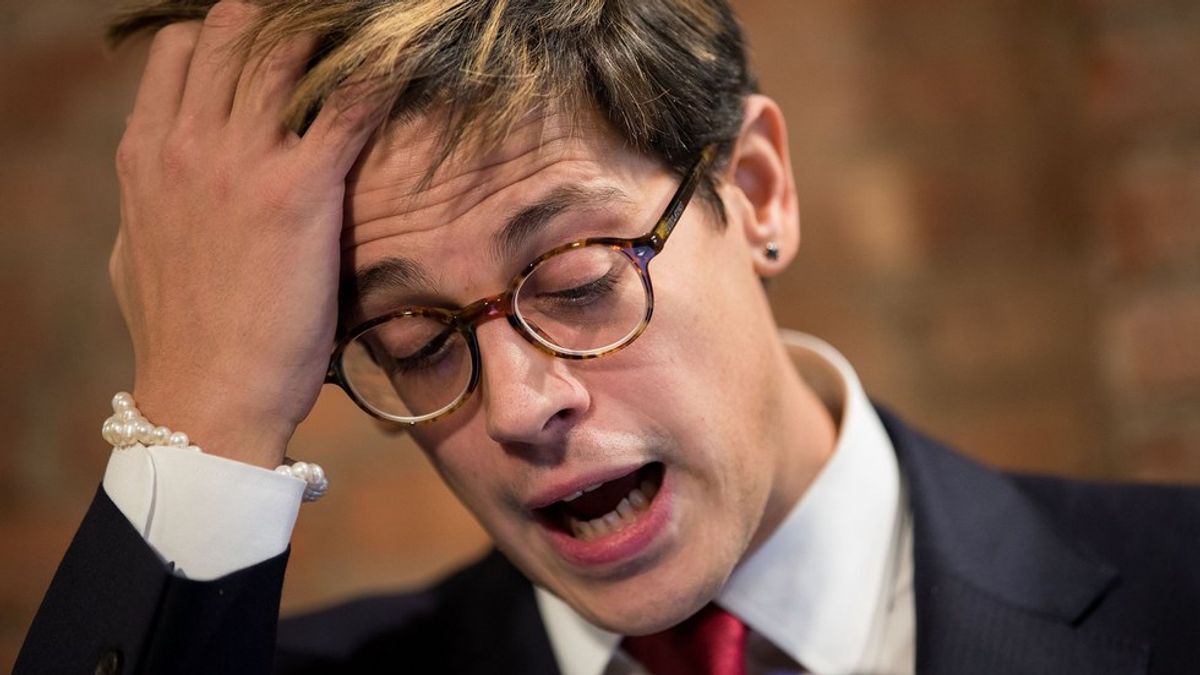 Milo Yiannopoulos' Misuse Of Free Speech Caused His Own Downfall
