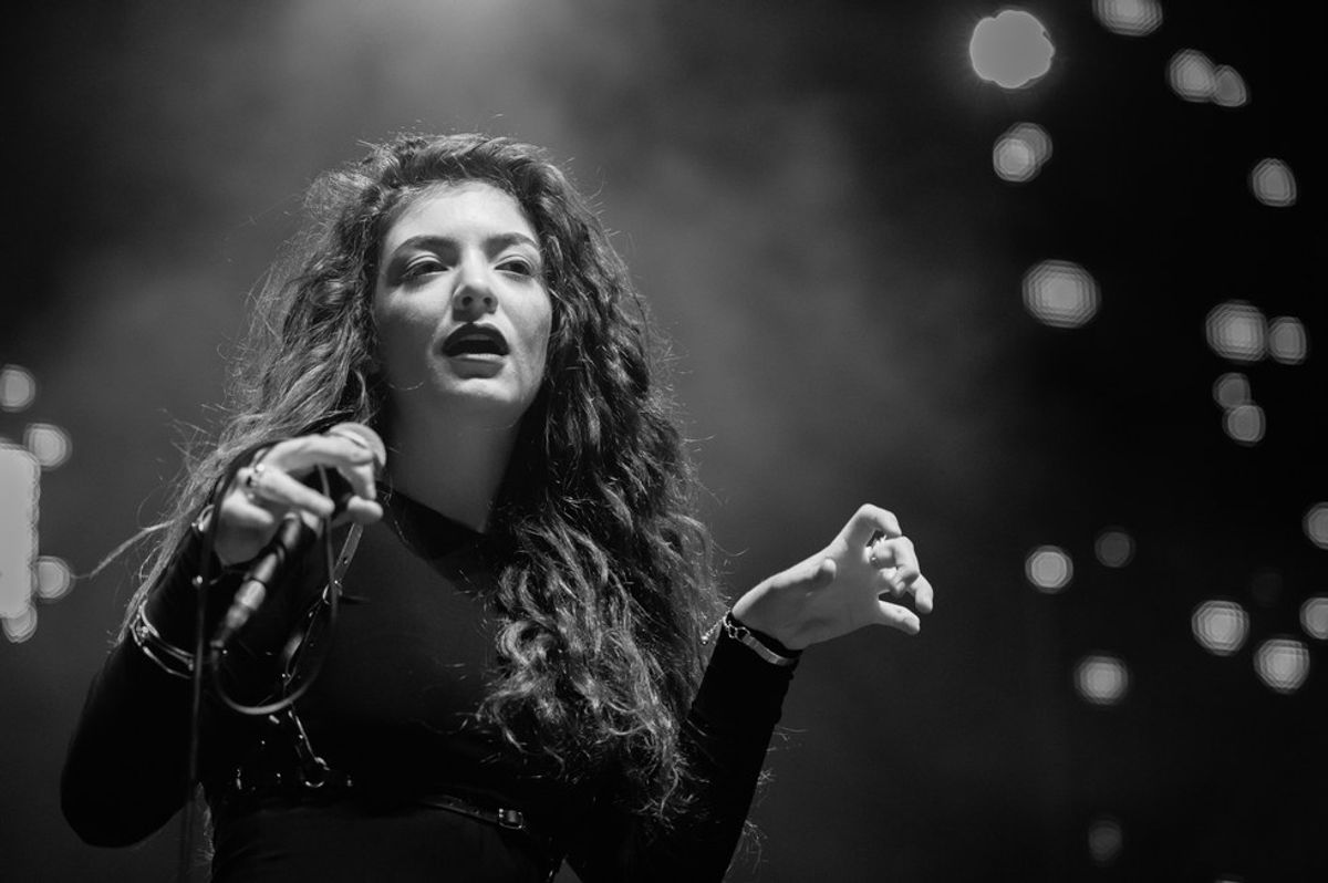 A Melodramatic Release Of Lorde's New Song, "Green Light"