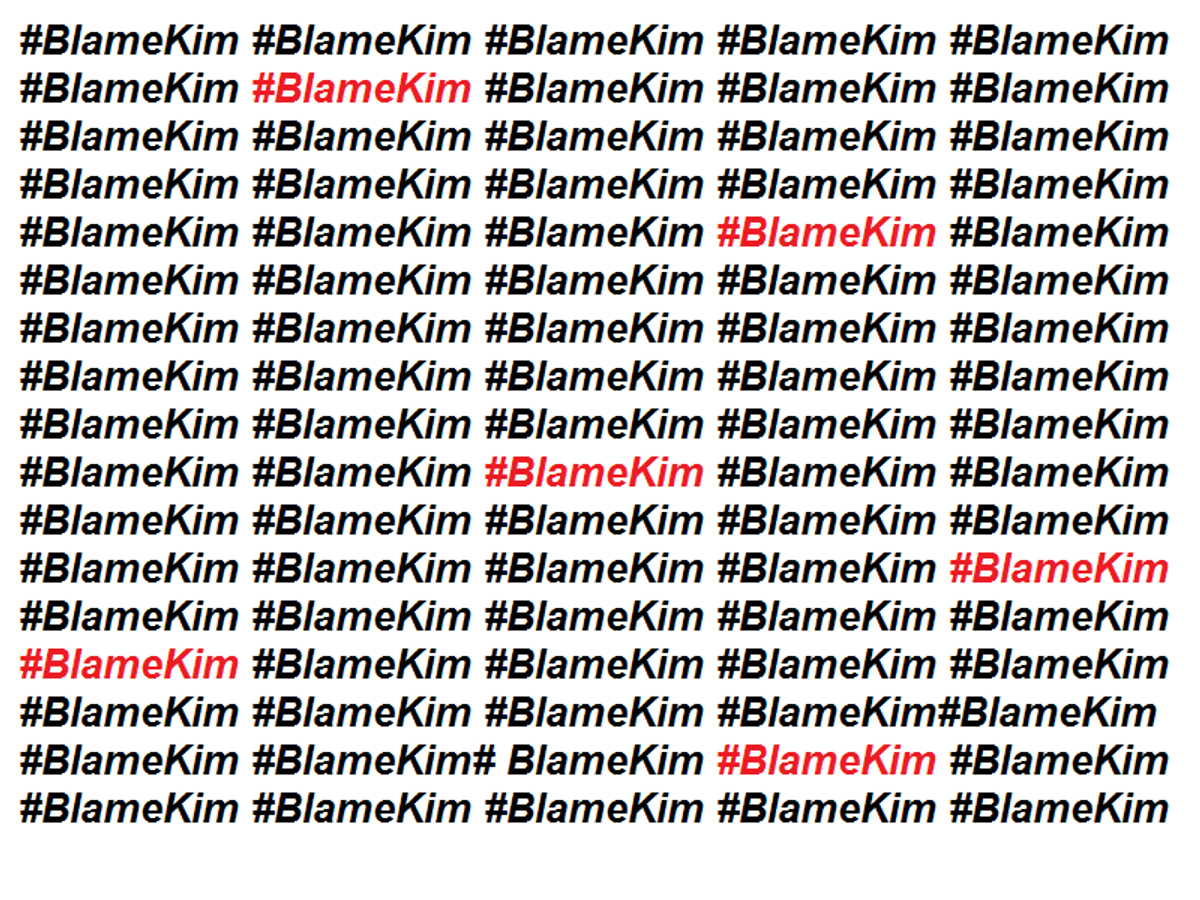 Why You Should #BlameKim