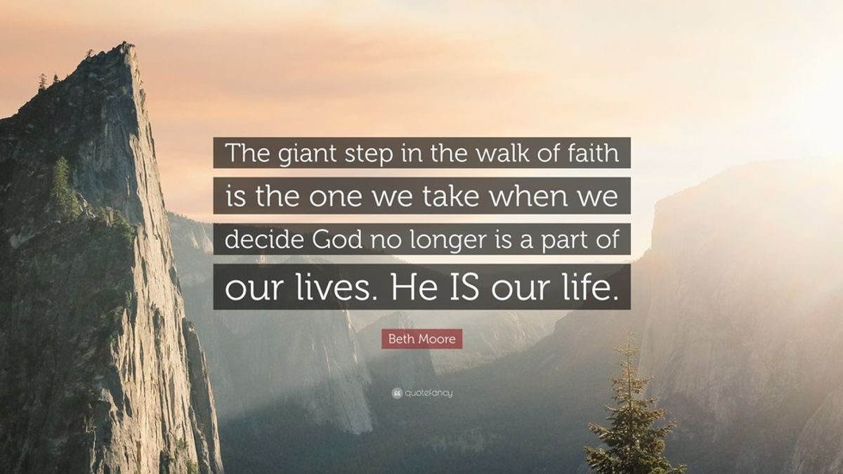 Take A Walk With God