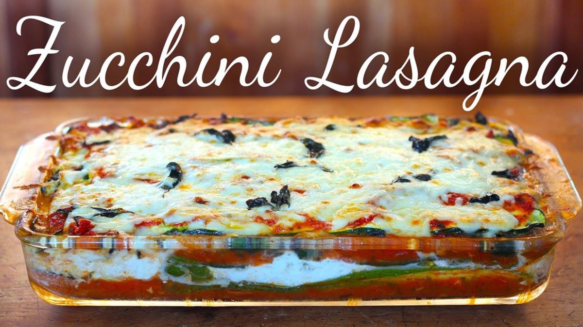 An Easy (And Pretty Healthy) Weeknight Meal: Turkey Zucchini/Squash Lasagna