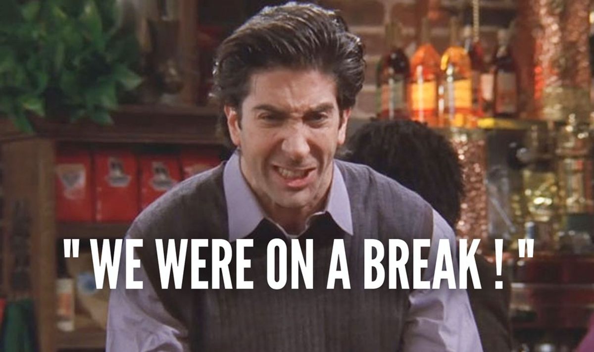 The Second Half Of Spring Semester, Told By Ross Geller