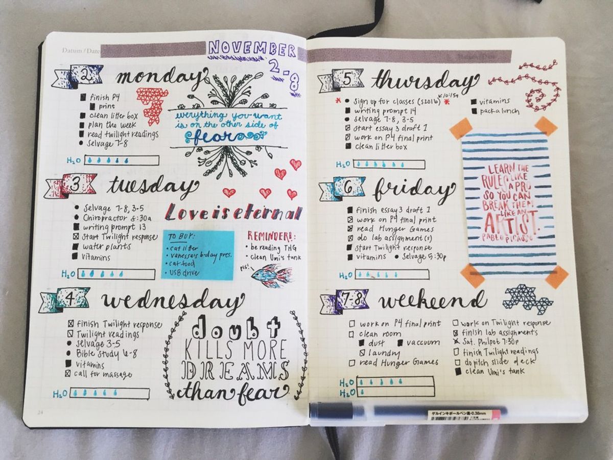 Why Every College Student Needs To Start A Bullet Journal