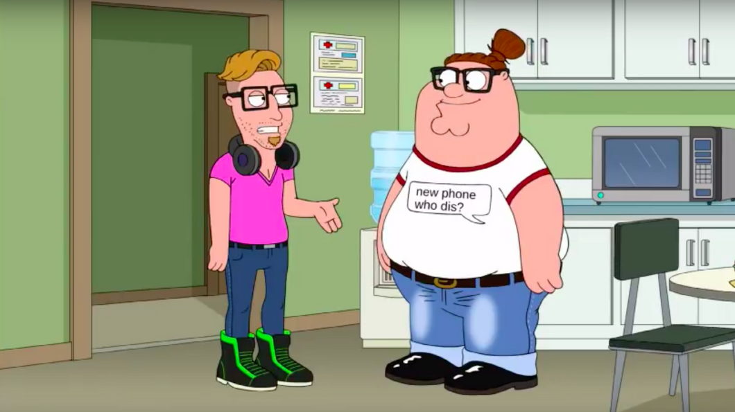 family guy peter becomes a millennial