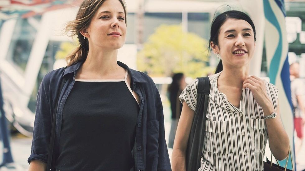 female customers shopping in retail store