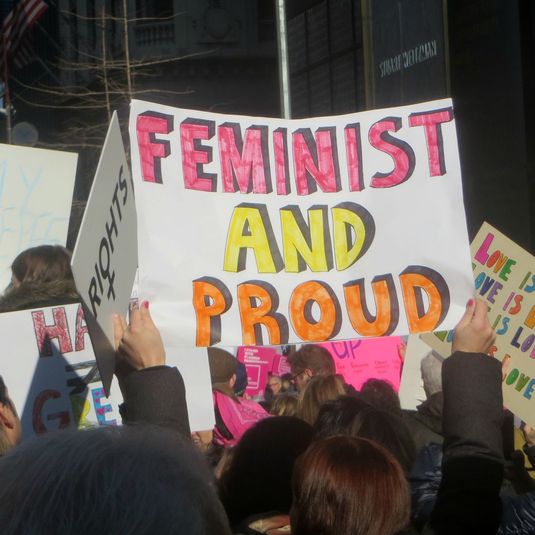 feminist sign