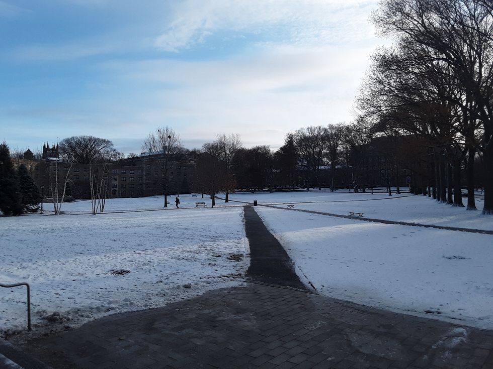 Senior Year Snowfall