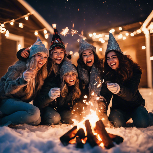 Friends celebrating the New Years!