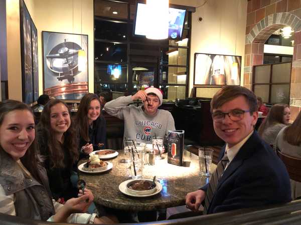 friends eating