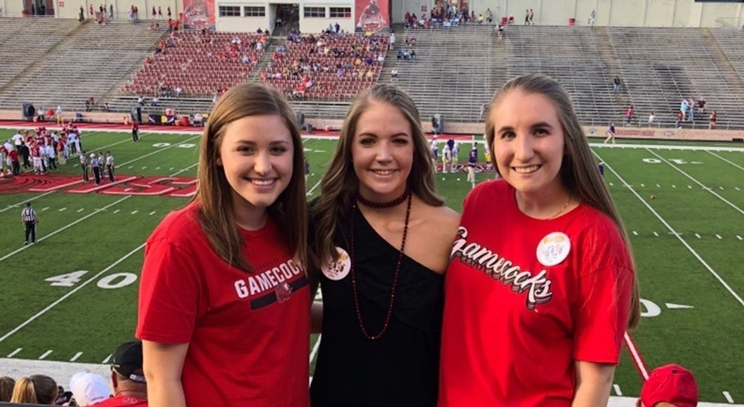 friends football game gamecocks university