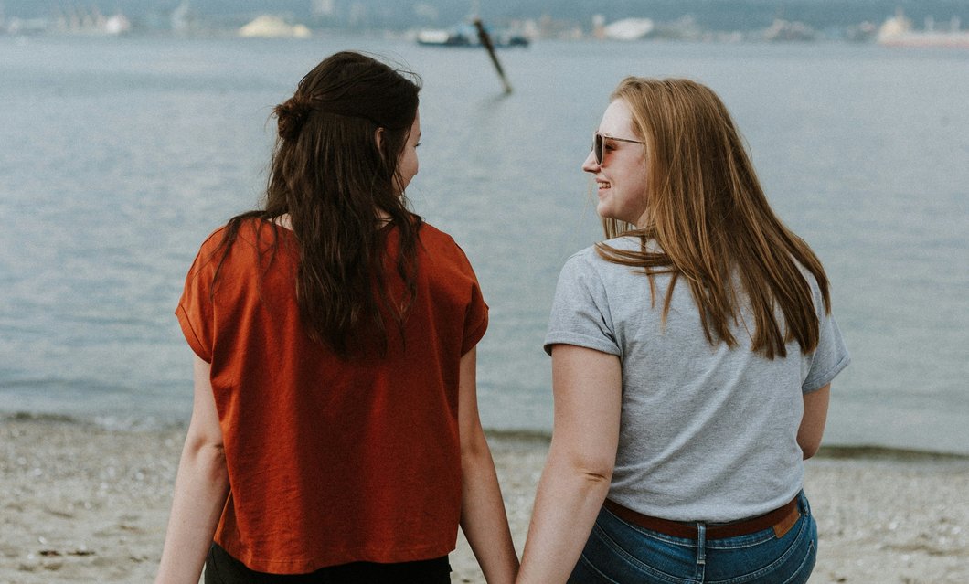 friends on the beach