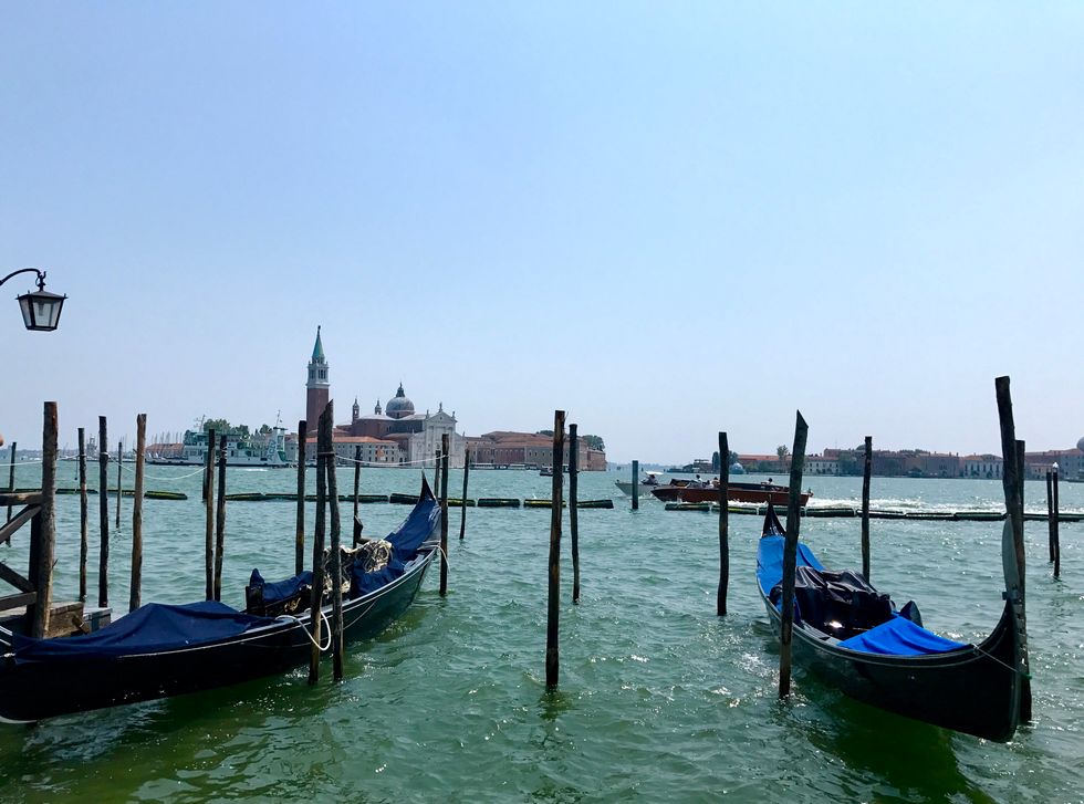 Gandolas in Venice