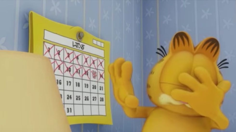 garfield i hate mondays