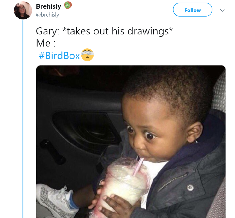 Gary: *takes out his drawings*