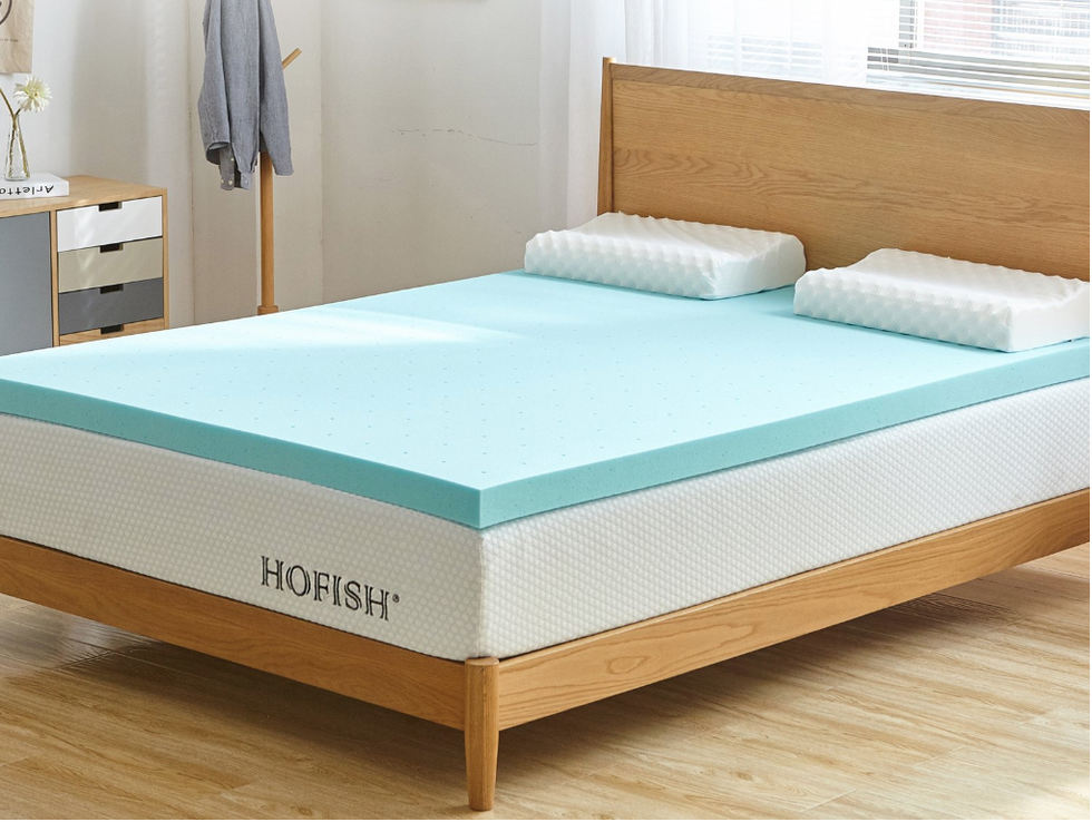 Gel Memory Foam Mattress Topper.