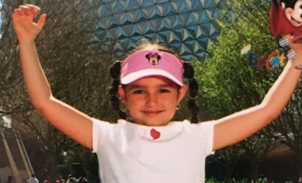 girl at disney world