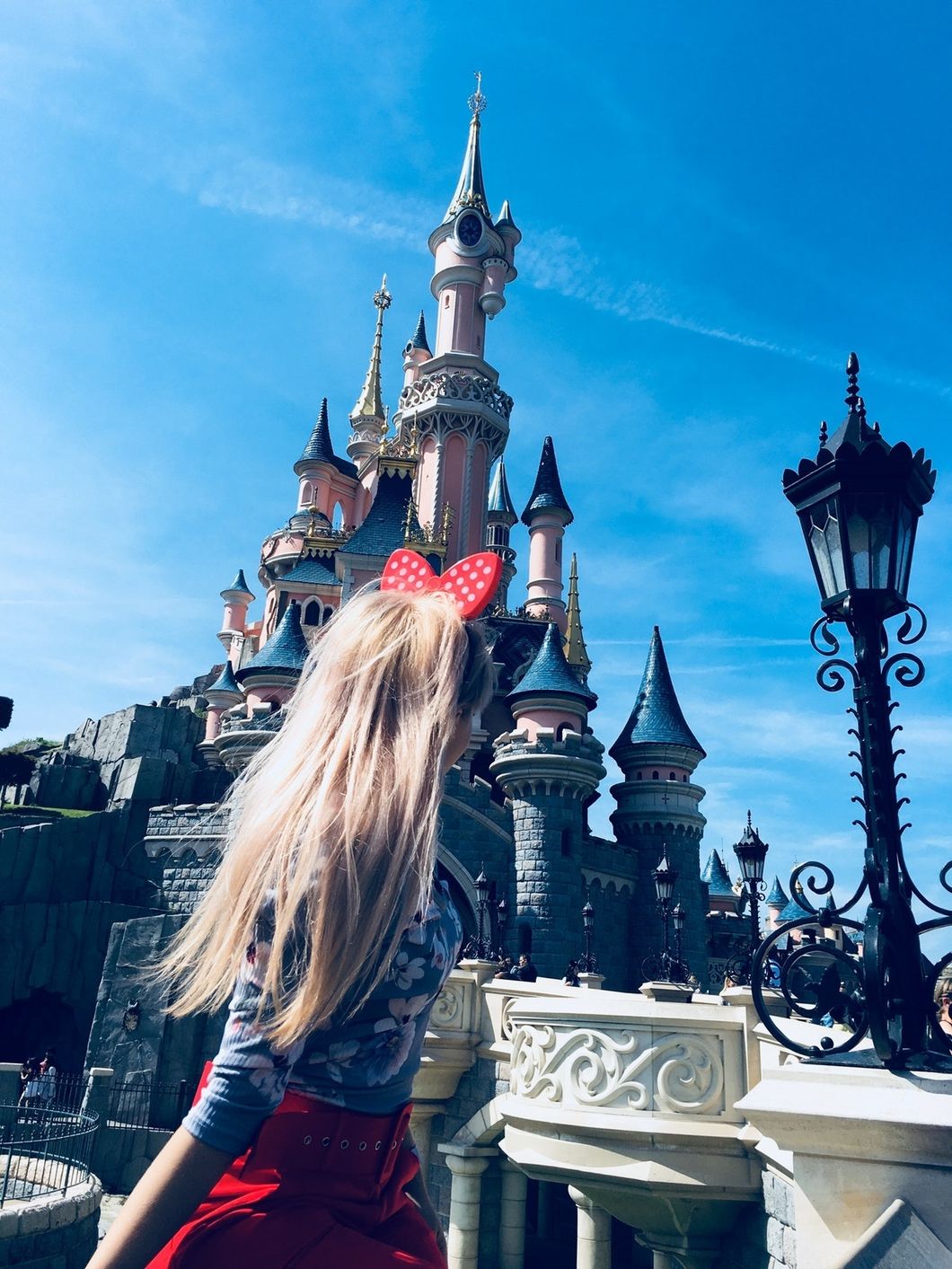Girl at Disneyland