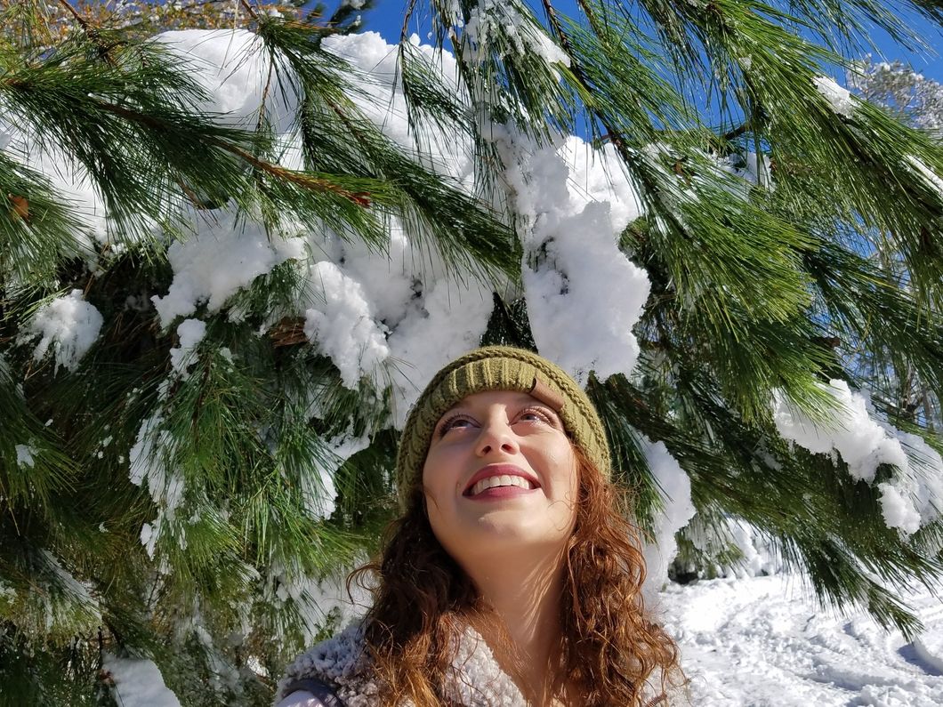 girl in snow