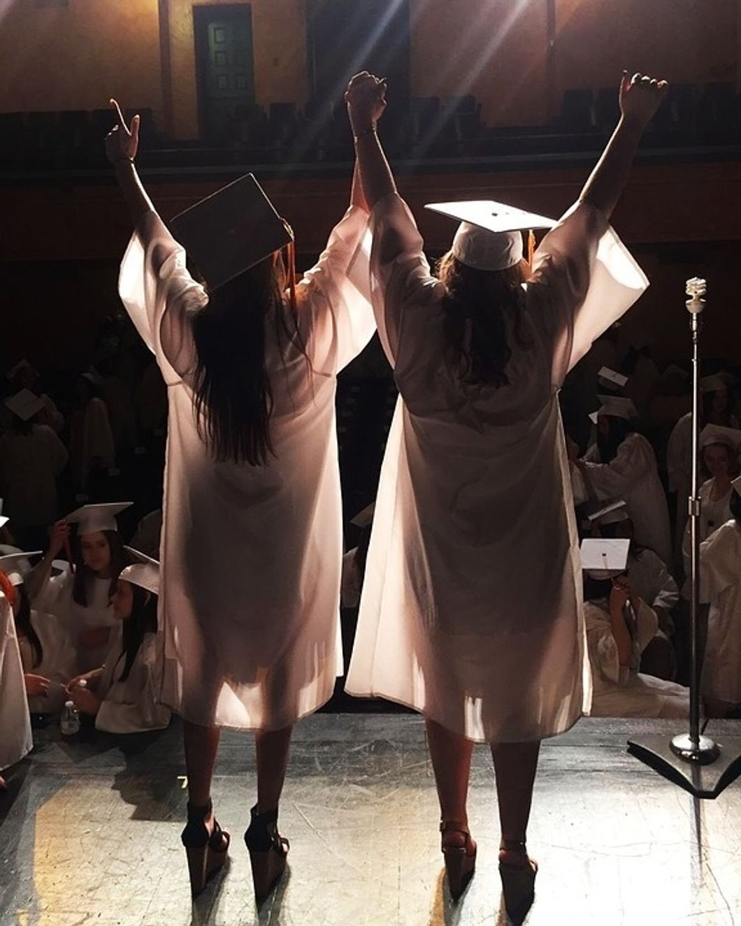 girls graduating