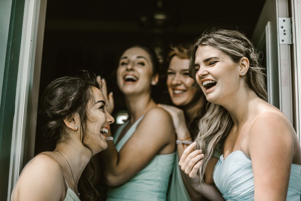 Girls Laughing 