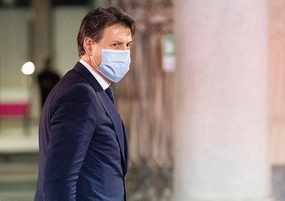 Giuseppe Conte Wearing Mask