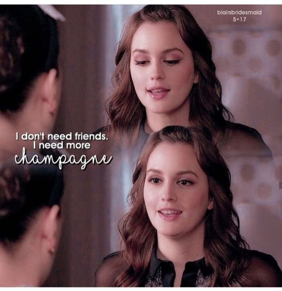 Gossip Girl Champagne Quote