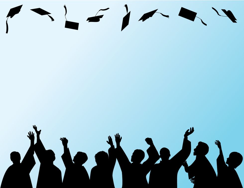 graduation silhouettes
