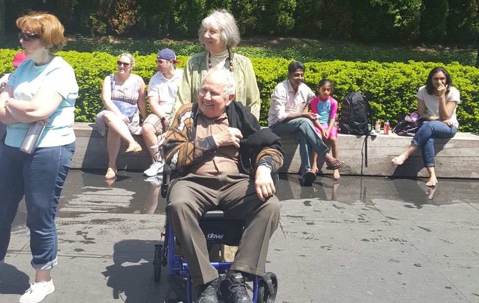 Grandparents Enjoying the Park