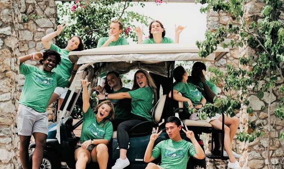 Group of FGCU students