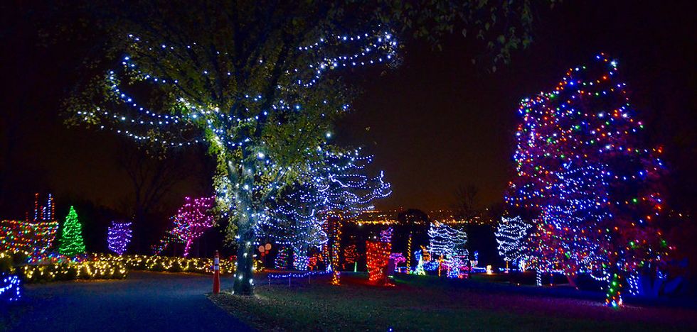 Hamilton, Ohio Holiday Lights on the Hill