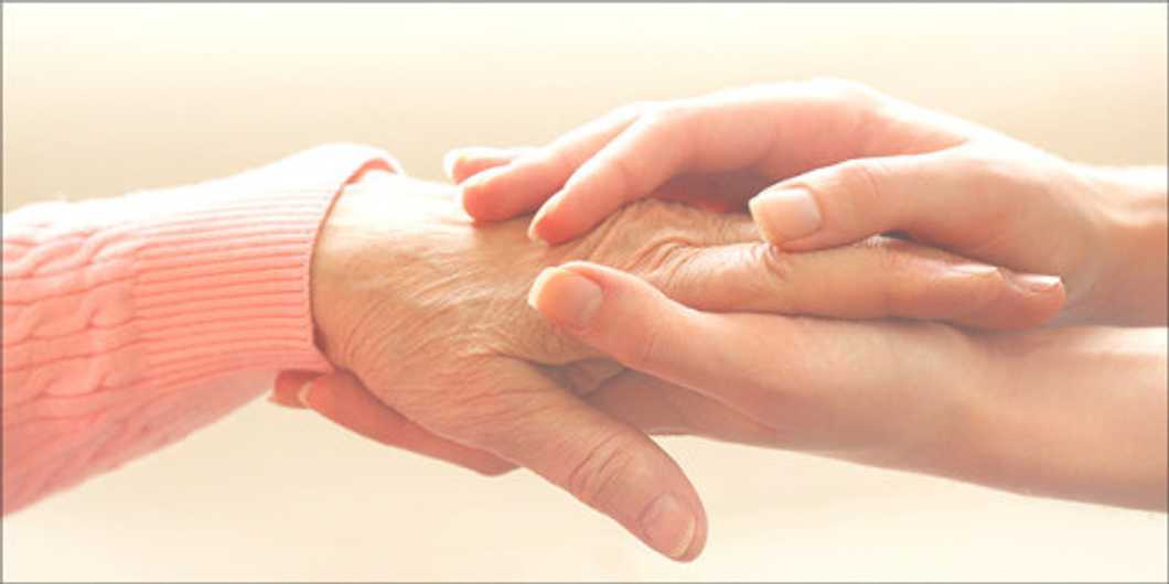 hands touching