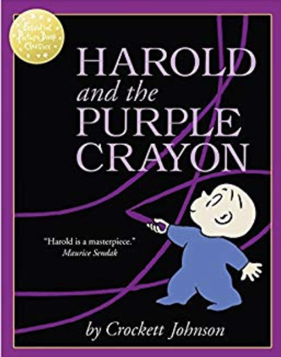 "Harold and the Purple Crayon" By Crockett Johnson