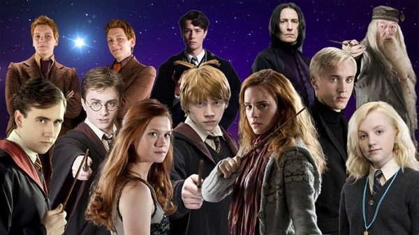 Harry Potter characters contemplating majors in college