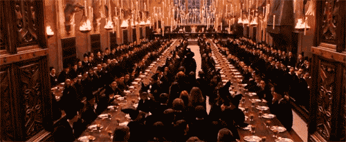 harry potter dining hall
